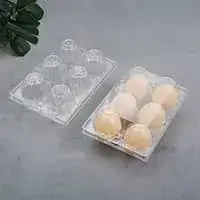 أطباق البيض البلاستيكية